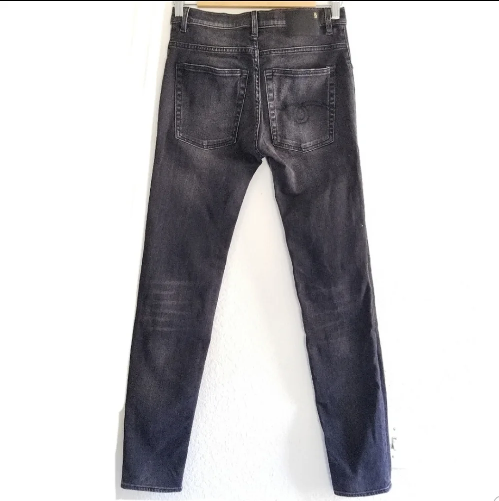 R13 High Rise Skinny Jeans Size 27 Faded Black - Picture 3 of 8